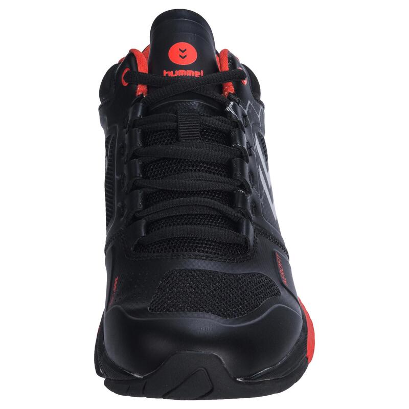 Chaussures de handball adulte HB220 aerocharge noir / rouge