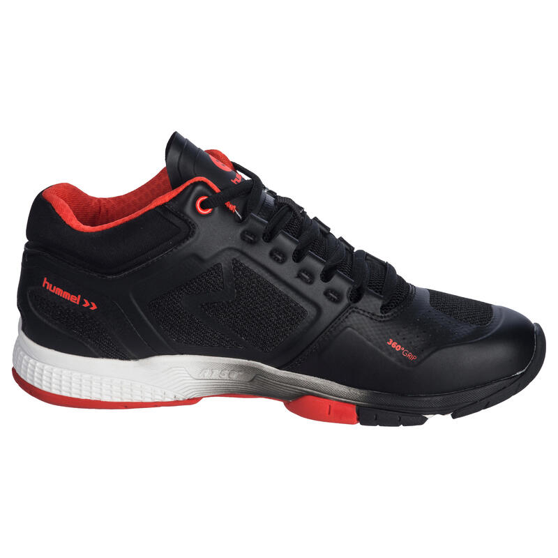 Chaussures de handball adulte HB220 aerocharge noir / rouge