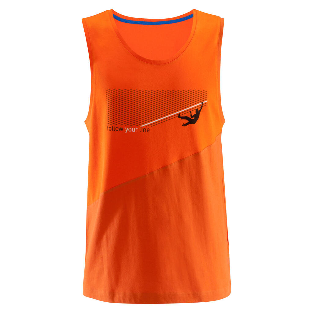 MEN’S COMFORT CLIMBING TANK TOP MANDARIN ORANGE