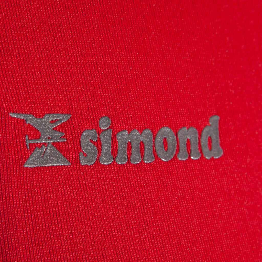 Klettershirt langarm Alpinism Herren rot