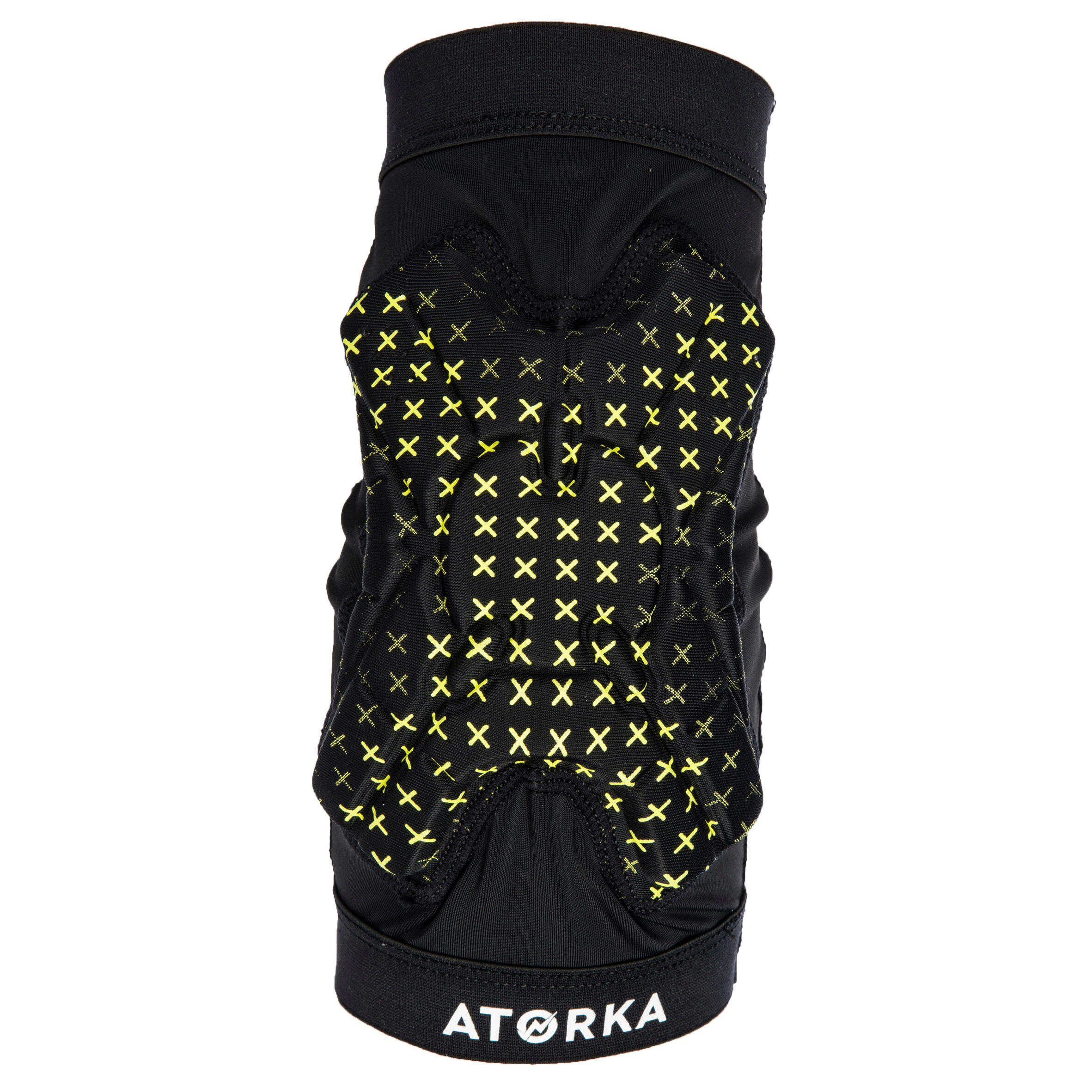 ATORKA H500 Handball Elbow Pad - Black/Yellow