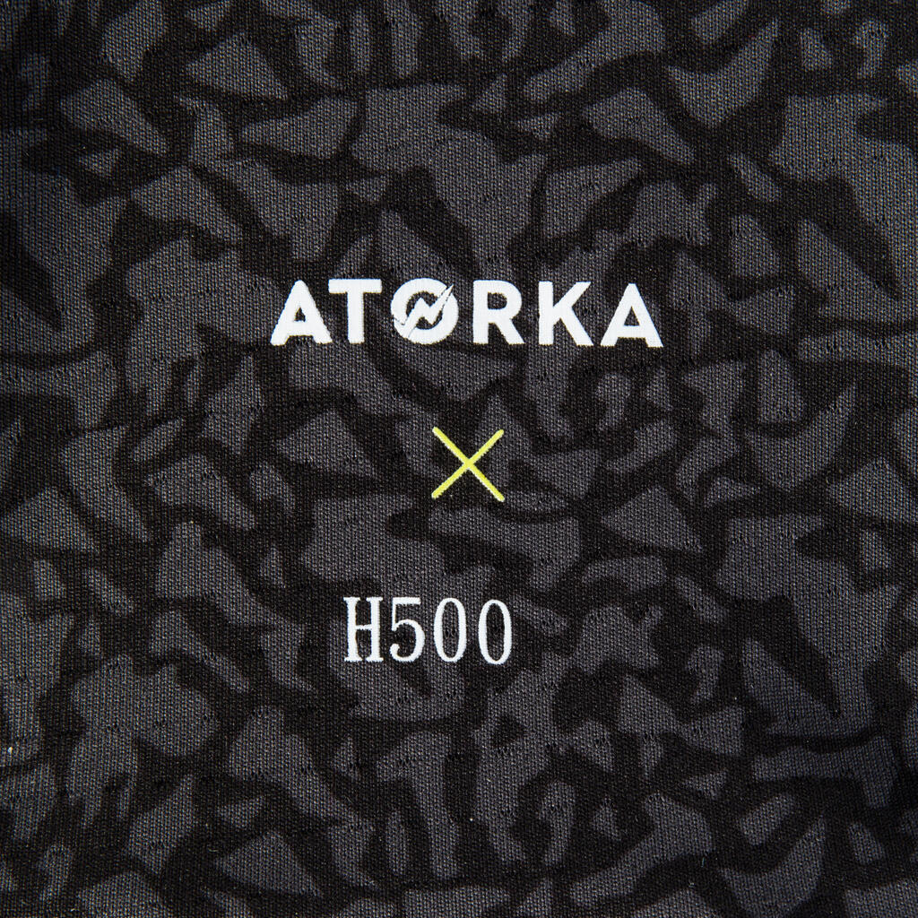 OJAČANI ŠTITNIK ZA KOLENO ZA RUKOMET HKP500 CRNO-BELI