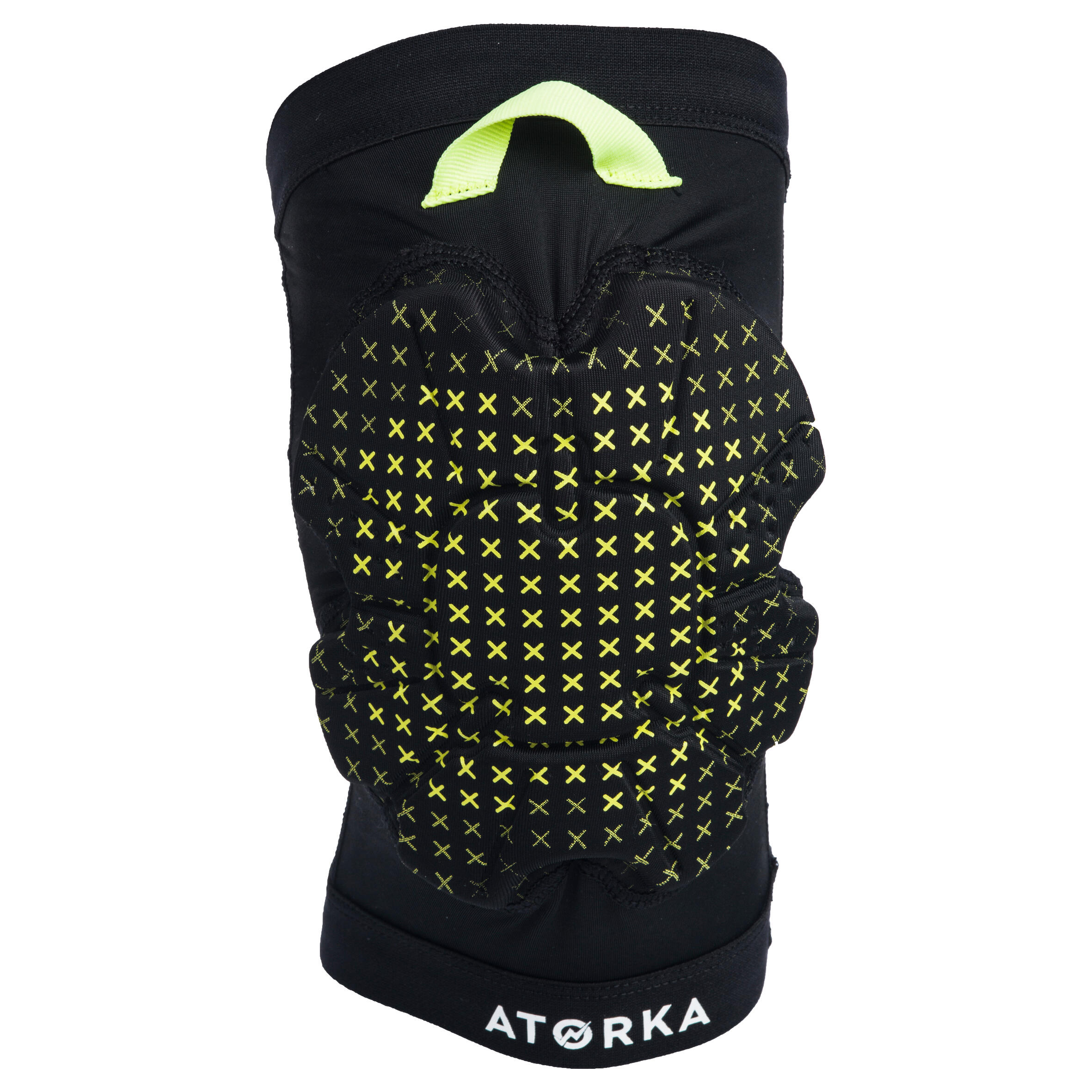 ATORKA Knieschoner Handball H500 Erwachsene schwarz/gelb | 03583788132752 ATORKA Knieschoner Handball H500 Erwachsene schwarz/gelb | 03583788132752
