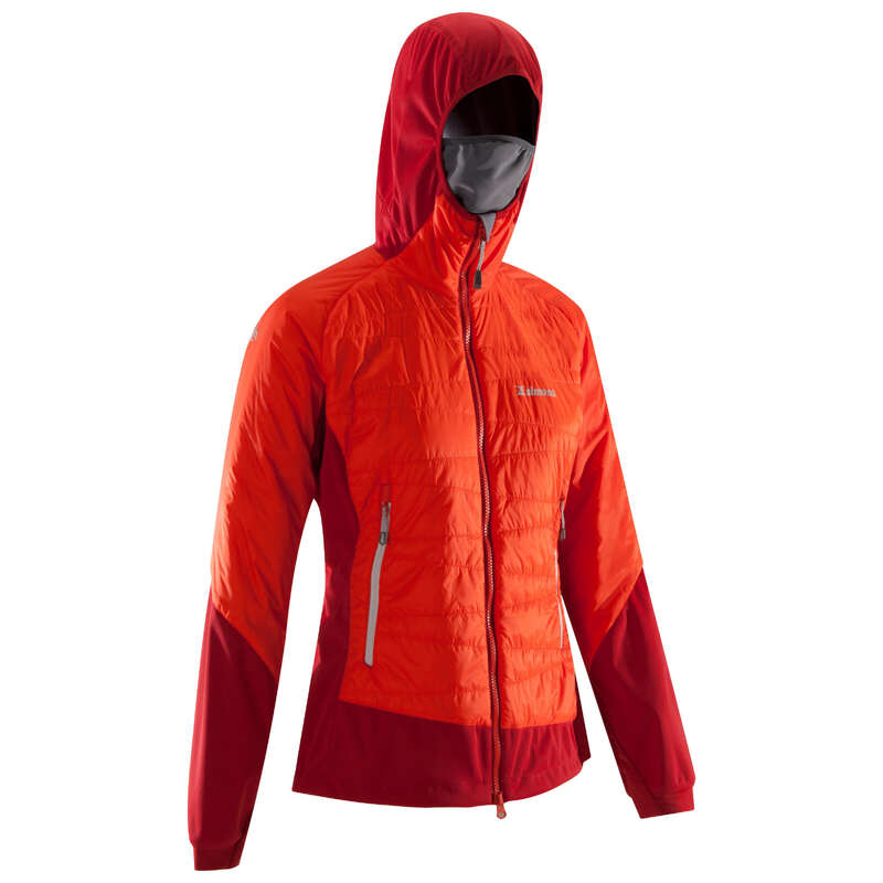 MOUNTAINEERING CLOTHING Mountaineering - HYBRID LADY Jacket Red SIMOND - Mountaineering