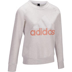 Sweat ADIDAS Gym & Pilates femme col rond logo