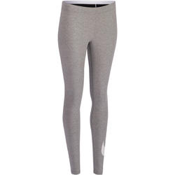 Legging Nike Gym & Pilates femme gris logo