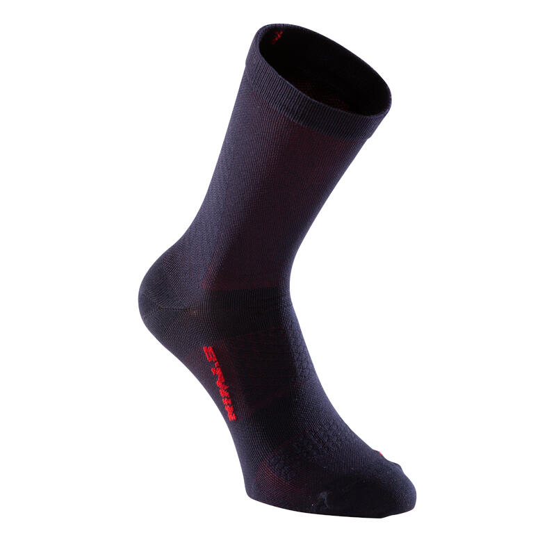 900 Road Sport Cycling Socks - Navy/Red