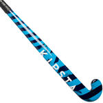 Korok Hockeystick beginnend kind/recreatief volwassene hout/FB FH100 geel en blauw