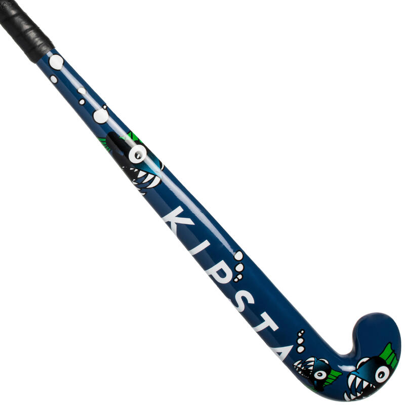 Stick de hockey sur gazon enfant débutant bois FH100 Piranha