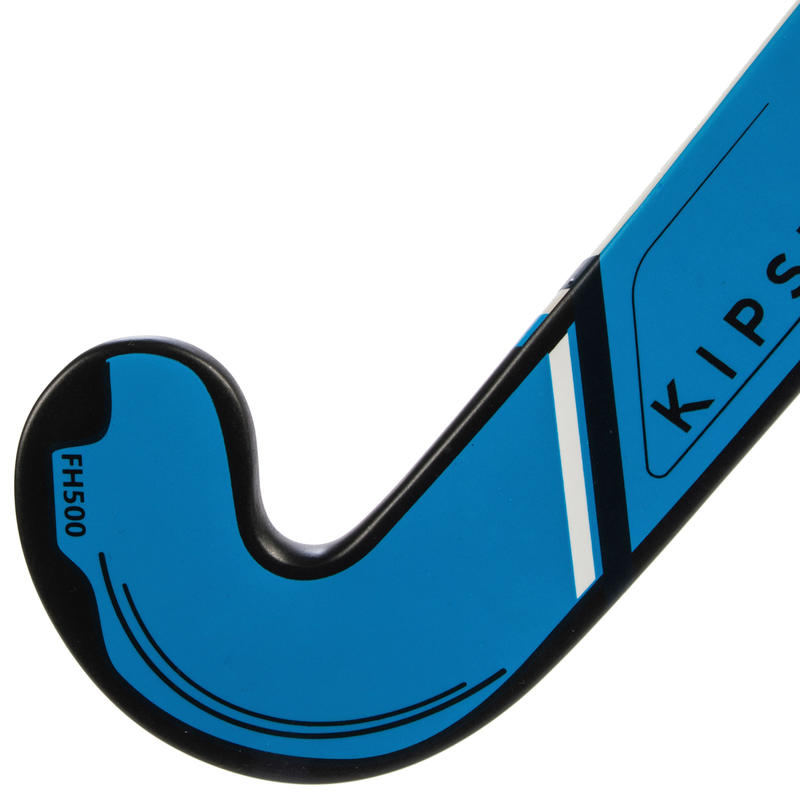 FH500 Adult Intermediate 50 Carbon Field Hockey Mid Bow Stick Blue