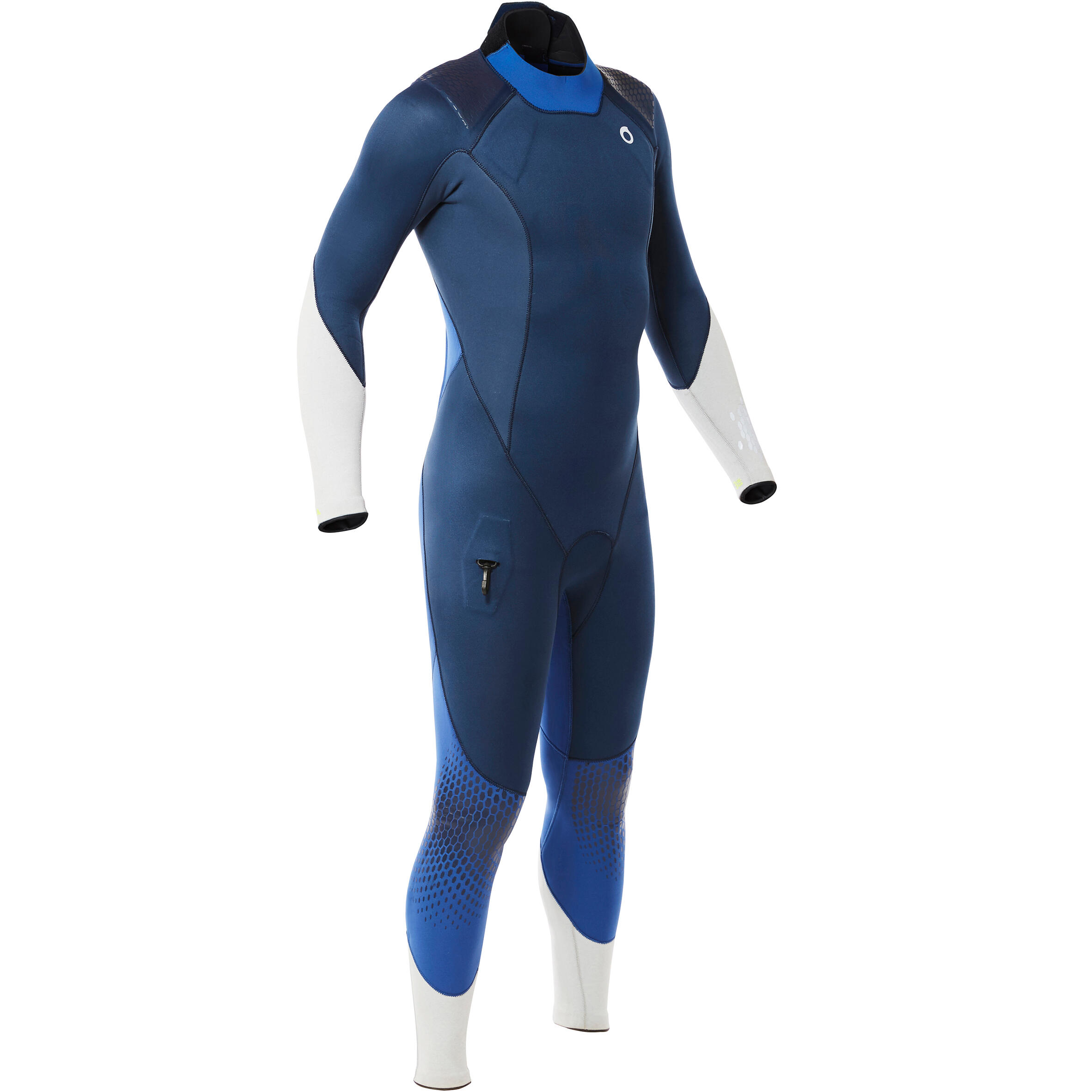 SUBEA Men's diving wetsuit 3 mm neoprene SCD 900 turquin and overseas blue