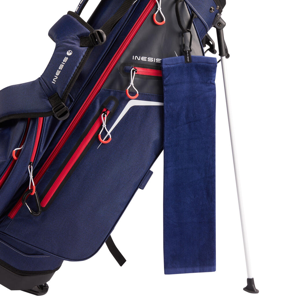 Golfhandtuch Trifold blau