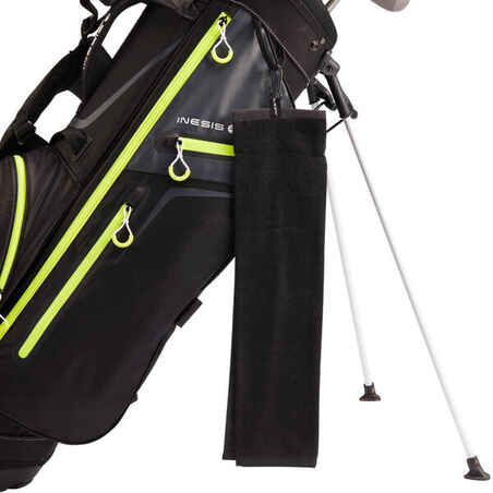 Golfhandduk 3-vikt svart