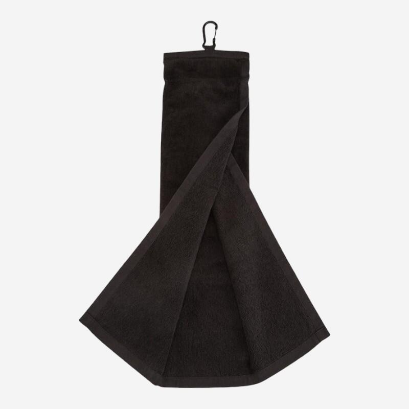 Tri-Fold Golf Towel - Inesis Black - INESIS