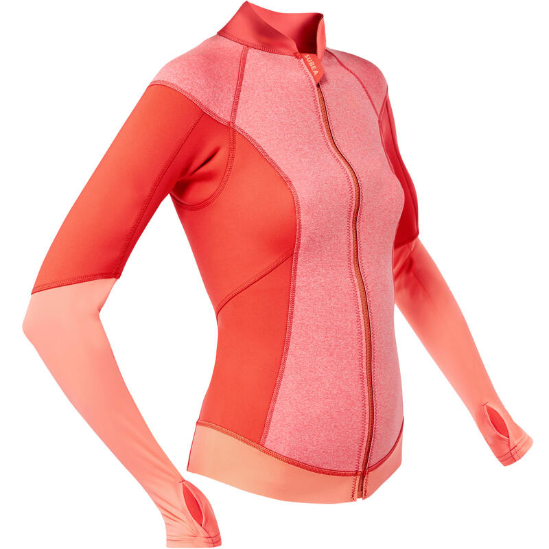 Top néoprène de snorkeling 1,5mm SNK 900 femme rose