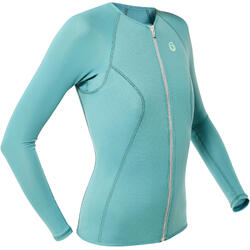 SNK ML 500 women’s 1.5mm long-sleeved snorkelling top grey