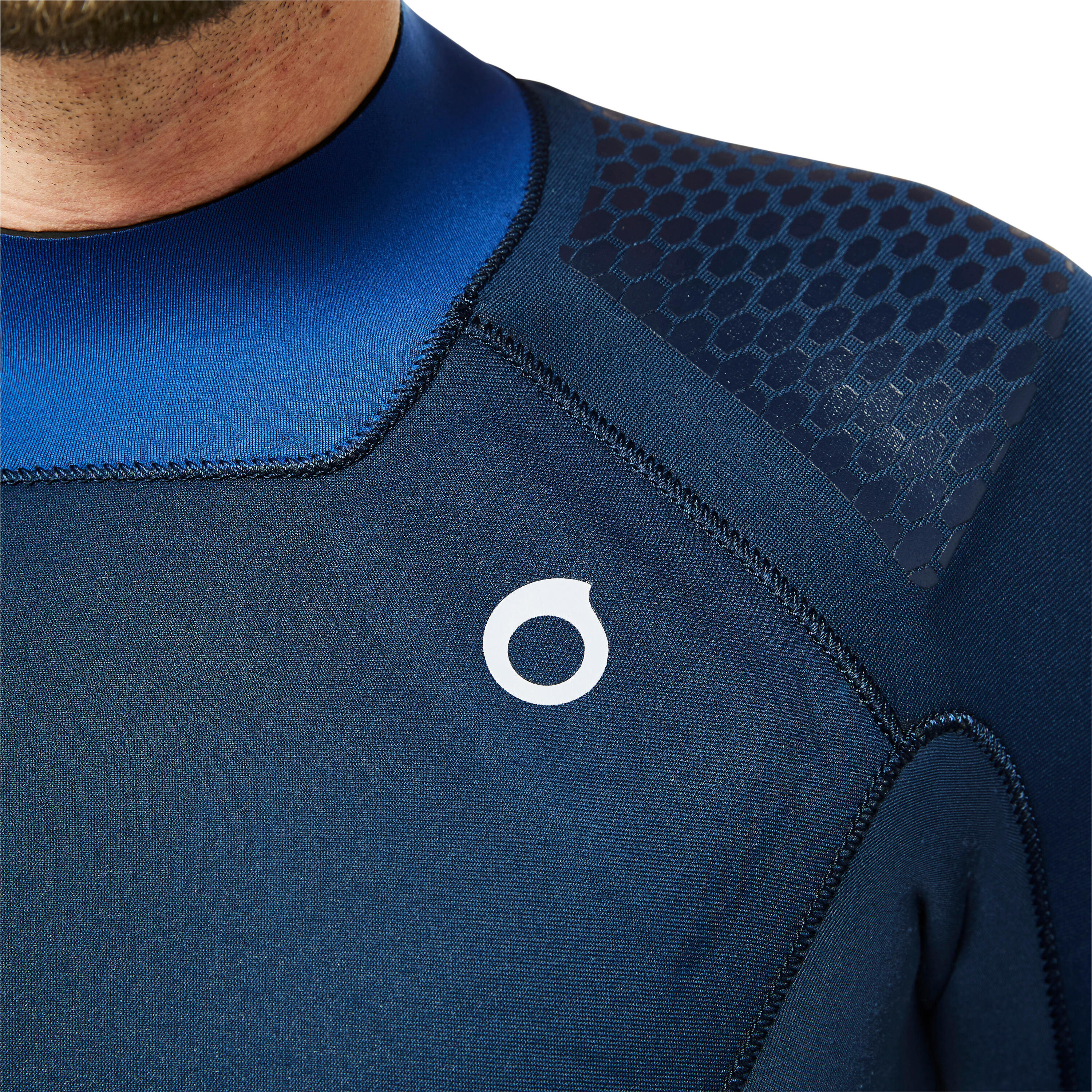 Men's diving wetsuit 3 mm neoprene SCD 900 turquin and overseas blue 5/10