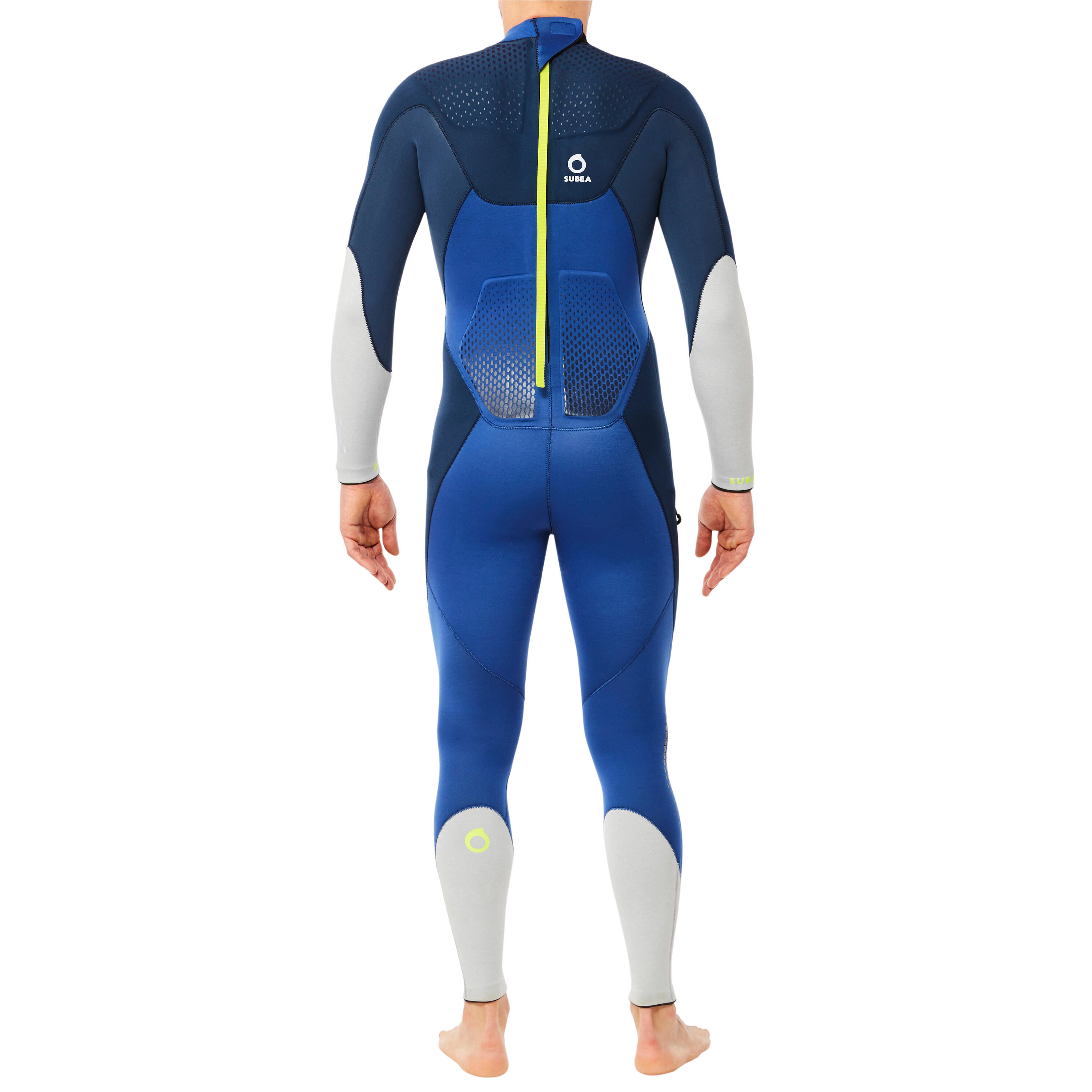 Men's diving wetsuit 3 mm neoprene SCD 900 turquin and overseas blue 4/10