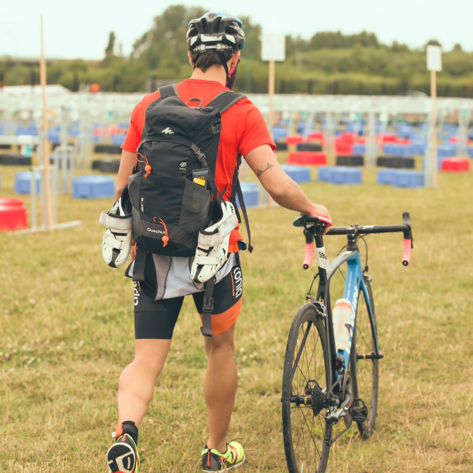 partie vélo d'un triathlon