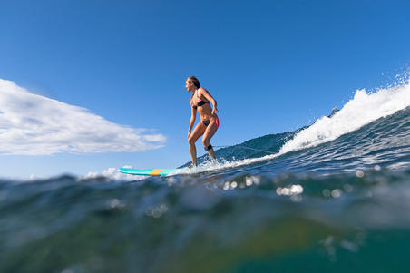 Пінна дошка для серфінгу 100, 8' До комплекту входять лиш і 3 плавники.