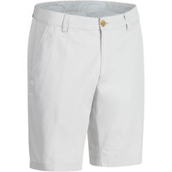 Bermuda de golf homme 500 temps chaud gris