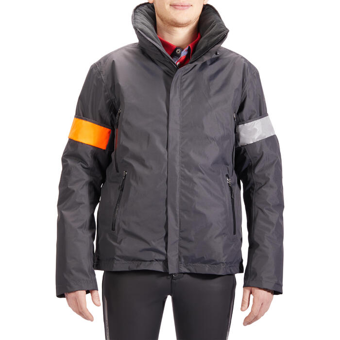 Blouson chaud et imperméable équitation homme 500 WARM ...