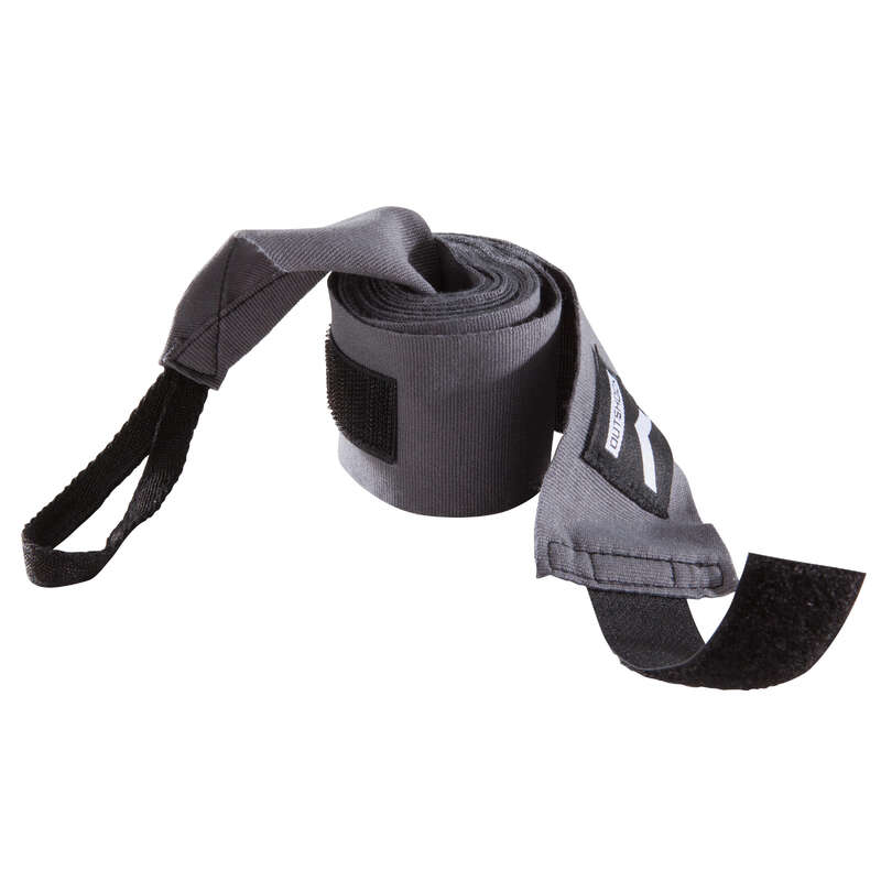 WRAPS AND UNDER GLOVES - 100 Boxing Wraps 2.5 m - Grey