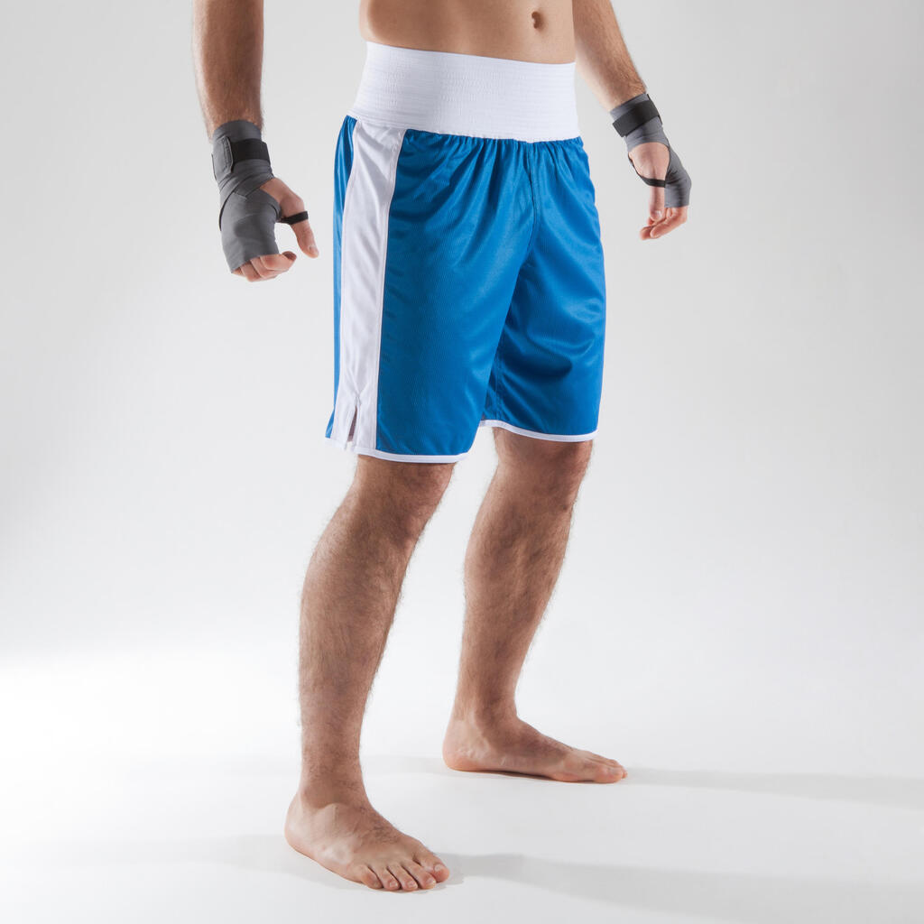 Adult Unisex Reversible Shorts 900 for Boxing Matches