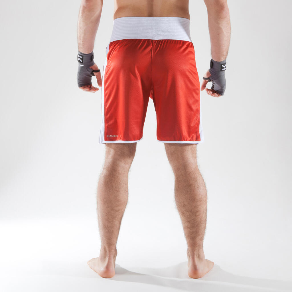 Adult Unisex Reversible Shorts 900 for Boxing Matches