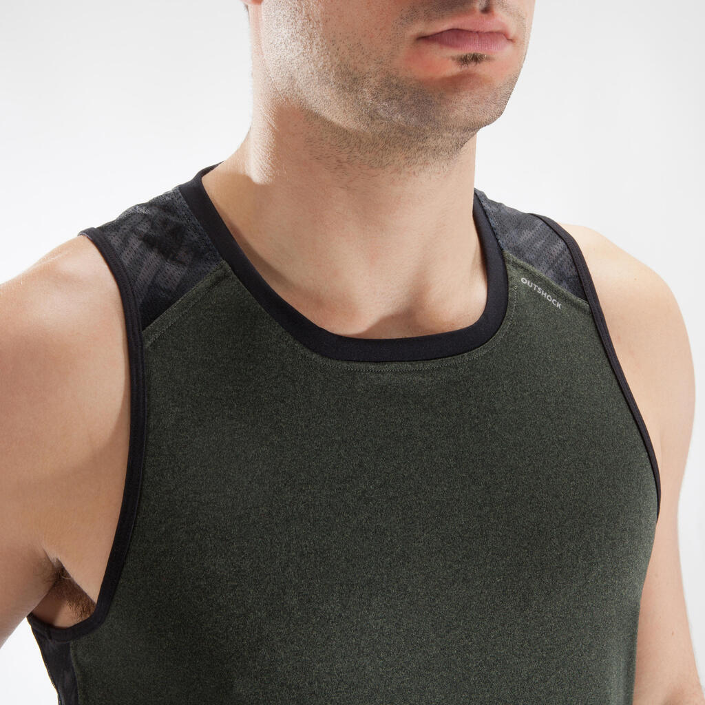 Lightweight Breathable Boxing Tank Top 500 - Green