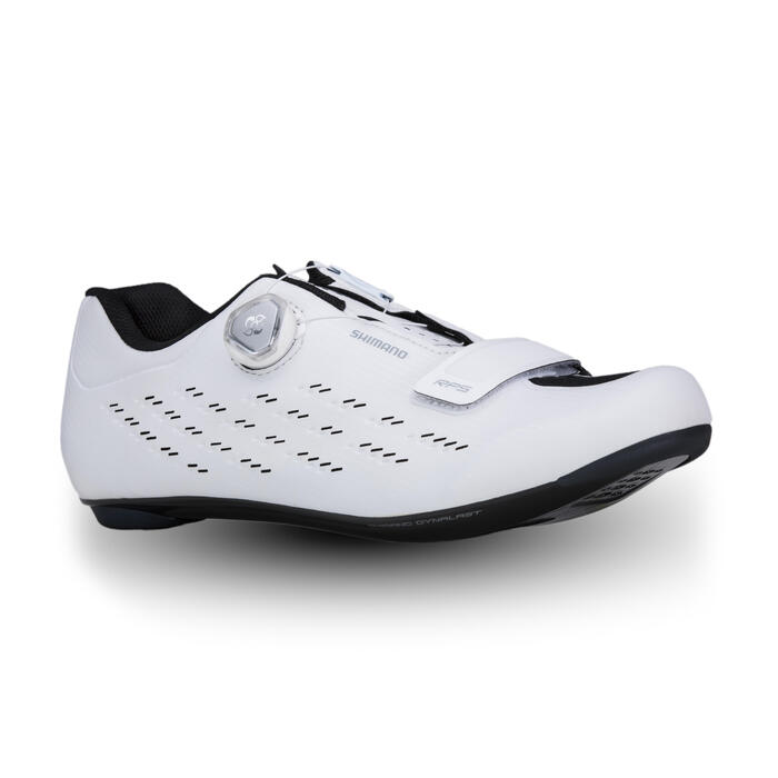 Zapatillas ciclismo de carretera SHIMANO RP5 blancas Shimano Decathlon