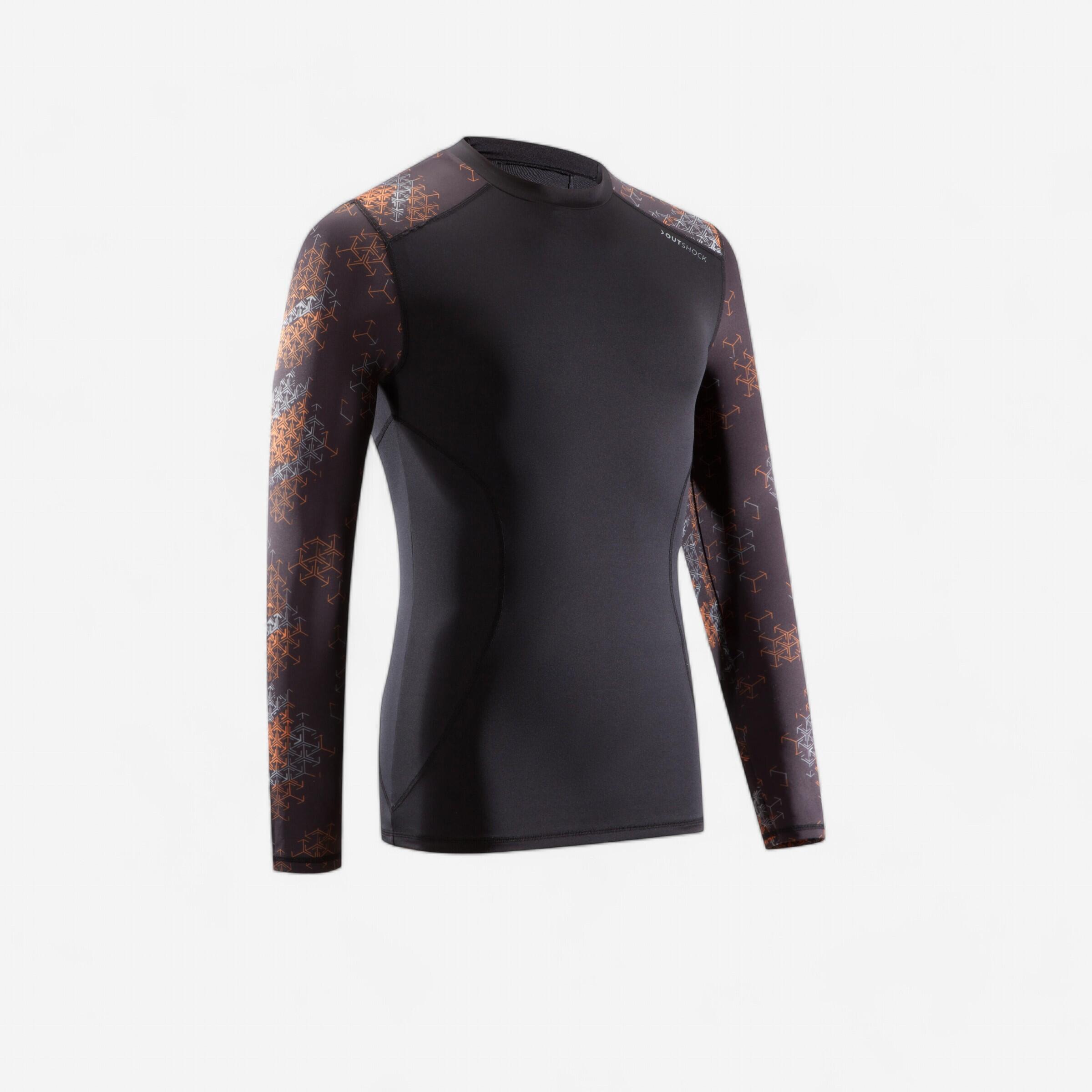 OUTSHOCK 100 Grappling Rash Guard - Black