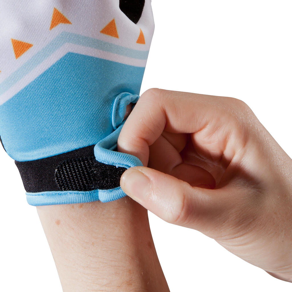 Kids' Cycling Fingerless Gloves - Pink