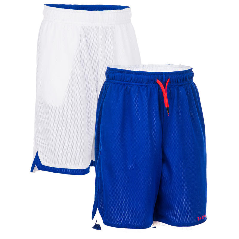 Boys'/Girls' Basketball Reversible Shorts for Beginner/Experienced Players Blue Boys'/Girls' Basketball Reversible Shorts for Beginner/Experienced Players Blue