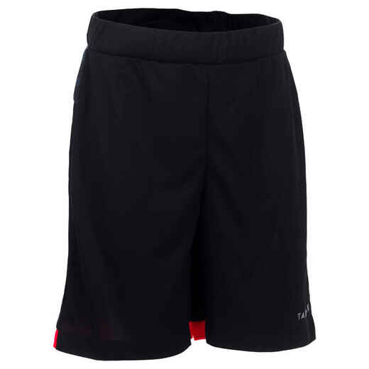 
      B500 Kids' Basketball Shorts For Intermediate Players - Black/Digital Grey
  