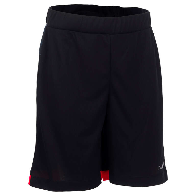 KIDS BASKETBALL OUTFIT - B500 Kids' Shorts Black Grey TARMAK