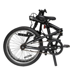 20" Tilt 100 Black Folding Bike