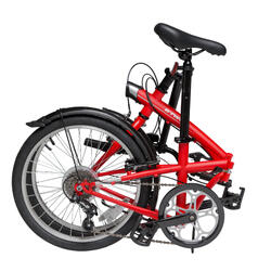摺疊自行車Tilt 120 - 紅色