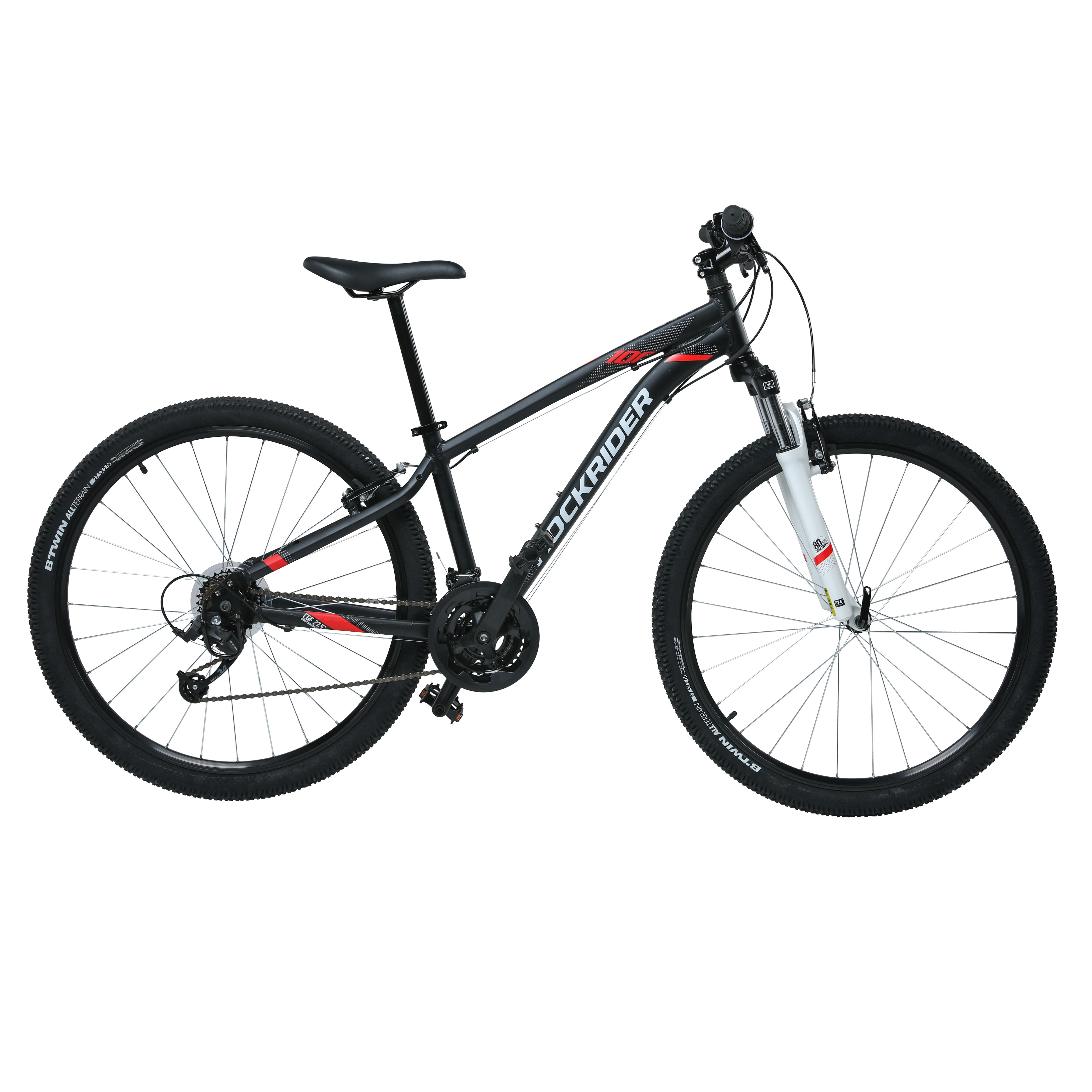 Bicicleta de monta a negro st100 Decathlon