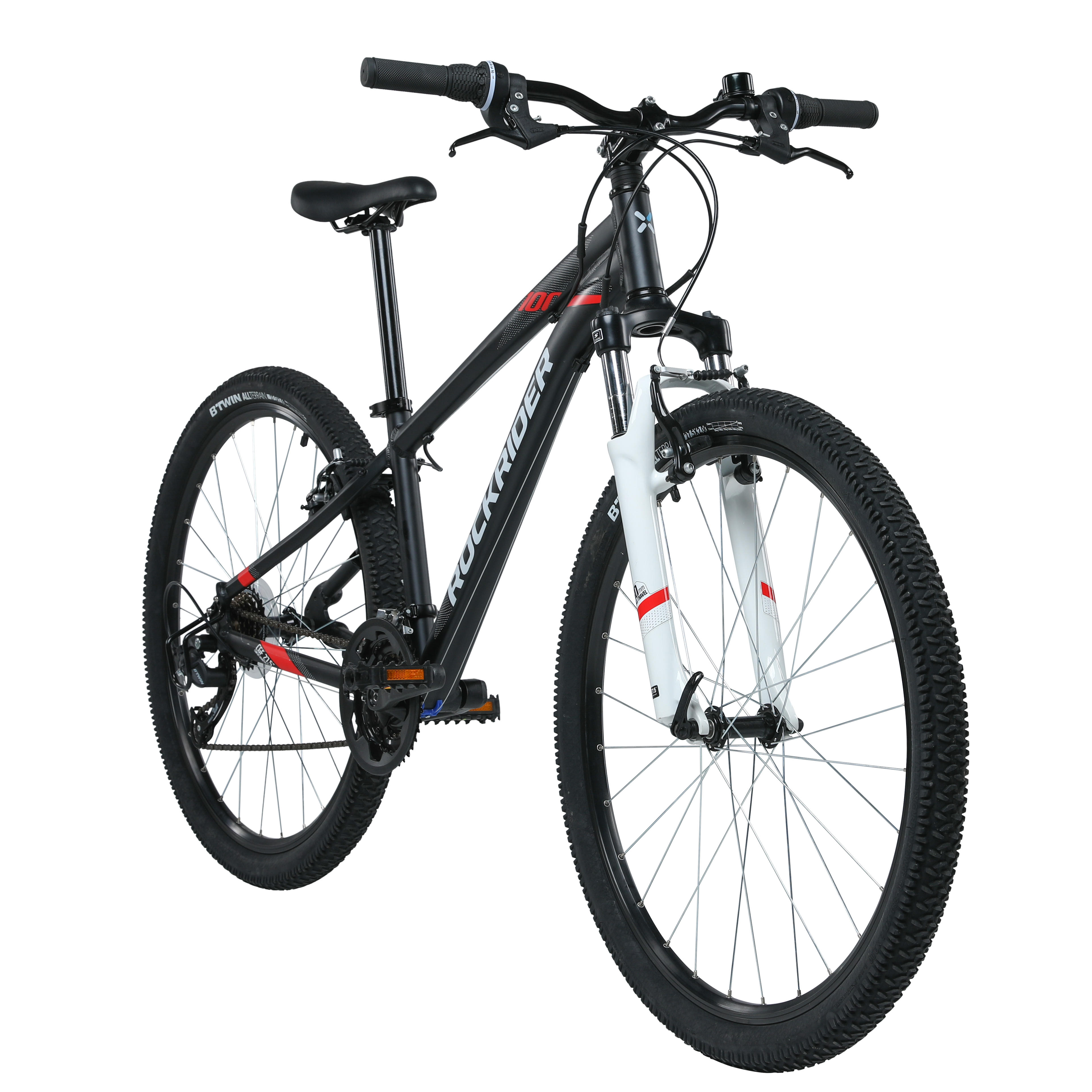 Rockrider ST 100 27.5 21sp Sport Bike - Black - Decathlon