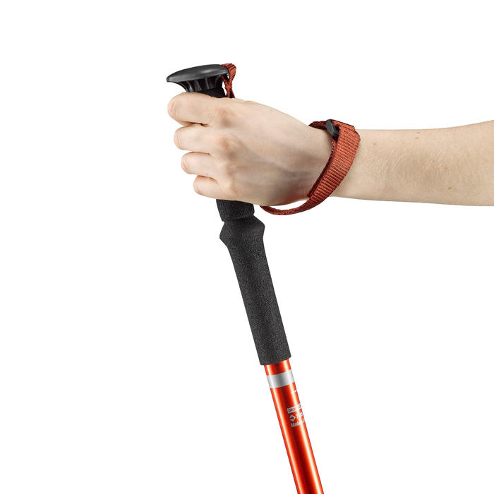 Backpacks & Poles 1 Arpenaz 200 Hiking Pole Orange Decathlon