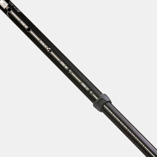 Треккинговая палка 1 шт с легкой регулировкой черная A200 Forglaz