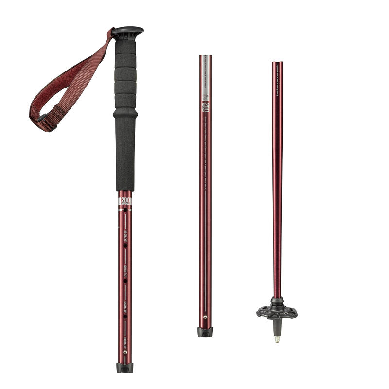 1 easy adjust country walking pole | A200 - Purple - Decathlon