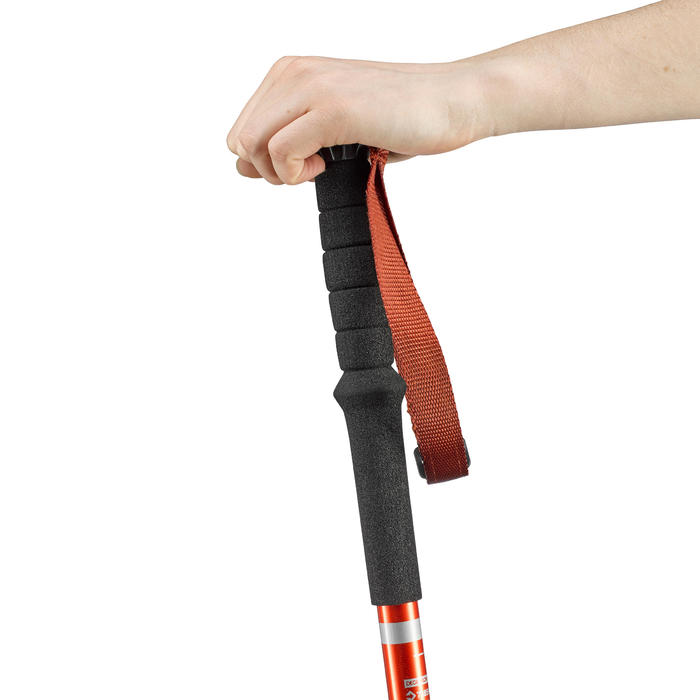 Backpacks & Poles 1 Arpenaz 200 Hiking Pole Orange Decathlon