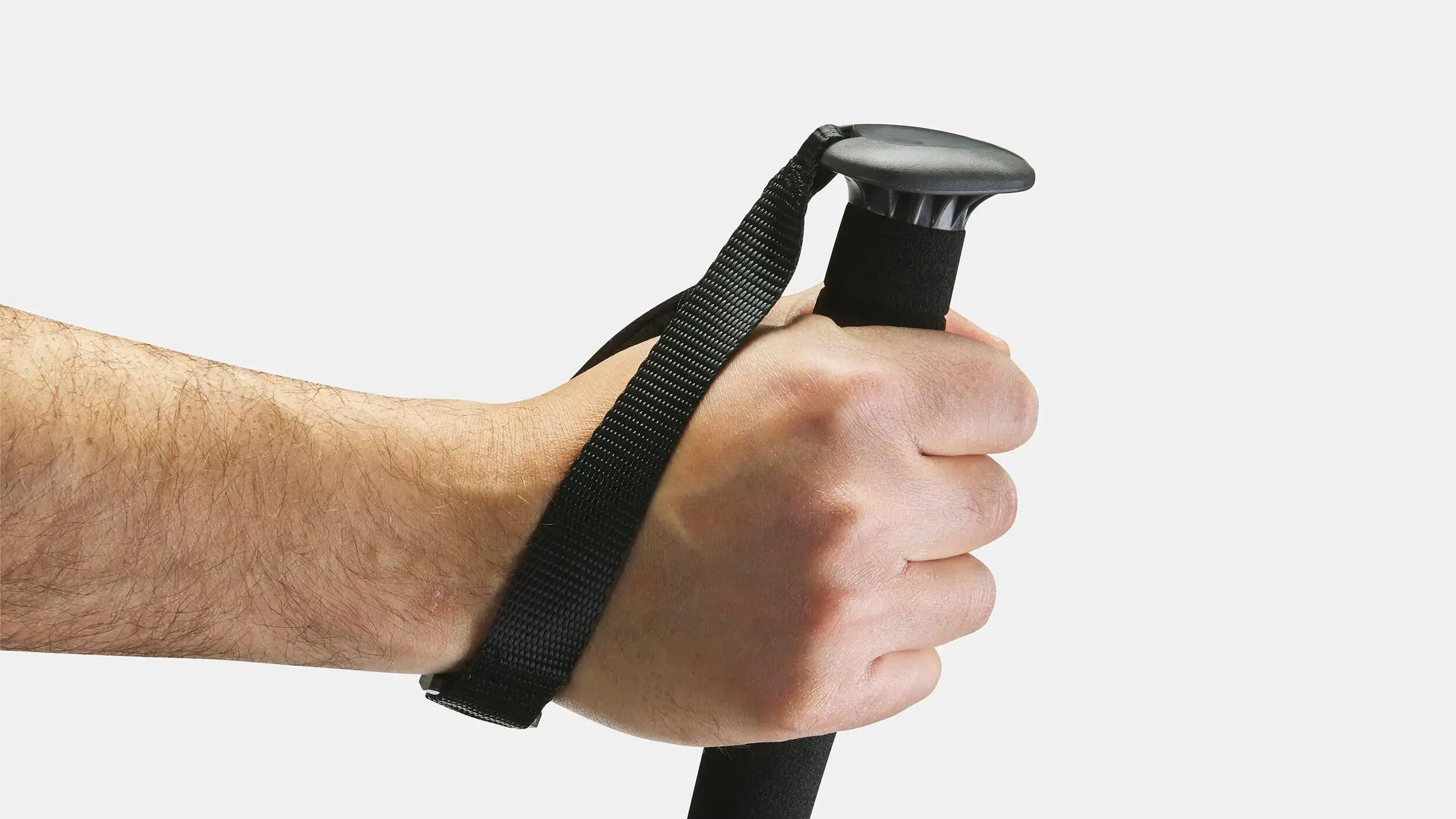 Hoe verstel ik de polslus bij een A200-wandelstok?