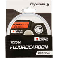 FISHING LINE 100% FLUOROCARBON 25 M