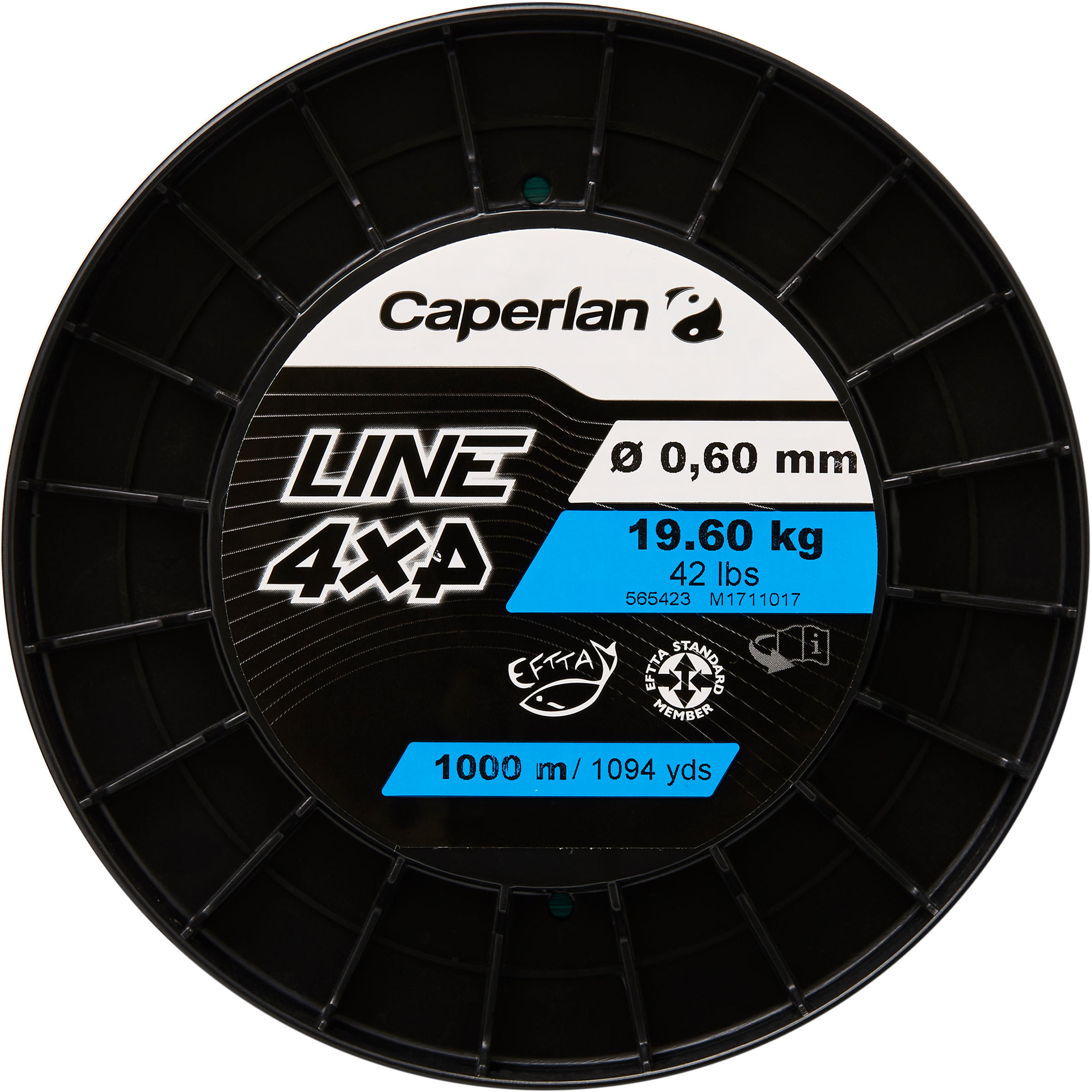 CAPERLAN Rybársky univerzálny vlasec 4 × 4 Line 1000 m 80/100 · záber 3