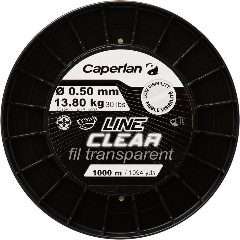 Clear Line Transparent Fishing Line 1000 M Caperlan