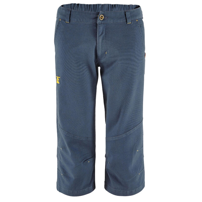 Pantalon pirata de escalada y montaña Hombre Simond Cliff Azul