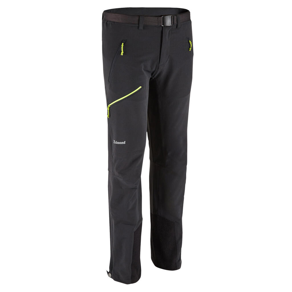 Men's mountaineering trousers - alpinism light grey